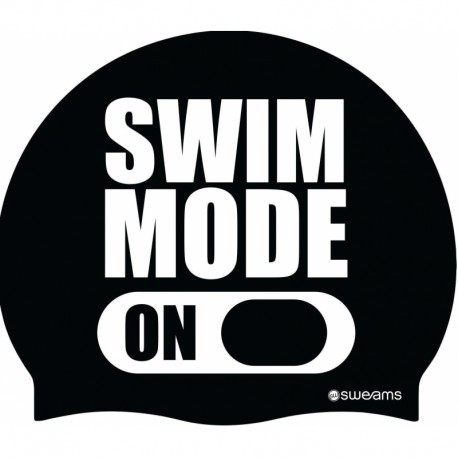 Bonnet SWEAMS Swim mode - Black white