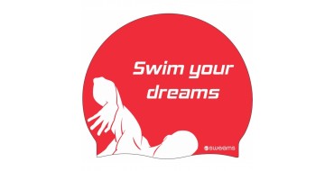 Bonnet SWEAMS Swim your dreams - Red White