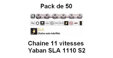 PACK 50 Chaines 11 vitesses YABAN SLA 1110 S2