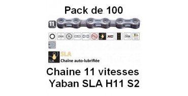 PACK 100 Chaines 11 vitesses Yaban SLA H11 S2