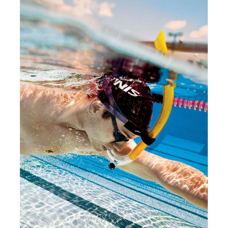 Tuba frontal adulte FINIS Swimmer's snorkel Rose - Deus Sport
