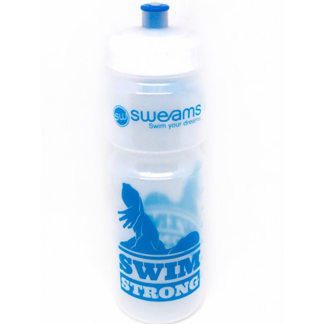 Bidon SWEAMS Swimmer - 750ml - Clear Blue