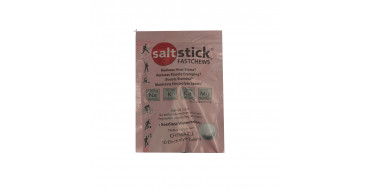 Pastilles electrolyte à croquer SALTSTICK Fastchew - saveur Pêche - 10 pastilles