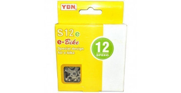 Chaine 12 vitesses 1/2"*11/128" - 136 maillons Yaban special ebike S12e