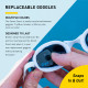 Smart Goggle Kit FINIS - Lunettes avec affichage digital et tracking d'activité