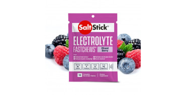 Pastilles electrolyte à croquer SALTSTICK Fastchew - Saveur Mixed Berry - 10 pastilles