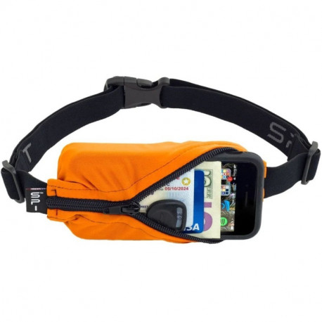 Ceinture SPIBELT Original - ORANGE - Ceinture extensible porte gels, nutrition, telephone ...