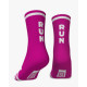 RUSH SOCKS RUN -  FUCHSIA - WHITE - Socquettes Cyclisme,Triathlon