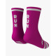 RUSH SOCKS RUN -  FUCHSIA - WHITE - Socquettes Cyclisme,Triathlon
