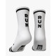 RUSH SOCKS RUN -  WHITE - BLACK -   Socquettes Cyclisme,Triathlon