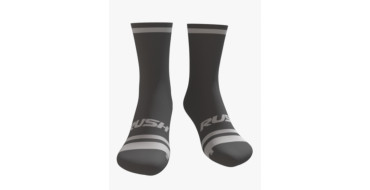 RUSH SOCKS TRI - METALIC-WHITE-  Socquettes Cyclisme,Triathlon