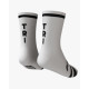 RUSH SOCKS TRI -  WHITE - BLACK -Socquettes Cyclisme,Triathlon