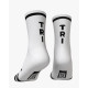 RUSH SOCKS TRI -  WHITE - BLACK -Socquettes Cyclisme,Triathlon
