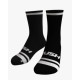 RUSH SOCKS UNICOLOR 2025 BLACK-WHITE  -Socquettes Cyclisme,Triathlon