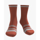 RUSH SOCKS UNICOLOR 2025 TERRACOTA-WHITE - Socquettes Cyclisme,Triathlon