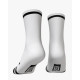 RUSH SOCKS UNICOLOR 2025 WHITE - BLACK - Socquettes Cyclisme,Triathlon