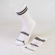 RUSH Short SOCKS WHITE - BLACK - Socquettes Cyclisme, Triathlon