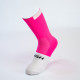 RUSH Med SOCKS PINK FLUO - WHITE - Socquettes Cyclisme, Triathlon