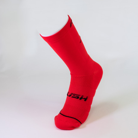 RUSH Med SOCKS RED - Socquettes Cyclisme, Triathlon