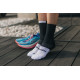 RUSH Med SOCKS BLACK - WHITE - Socquettes Cyclisme, Triathlon