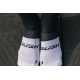 RUSH Med SOCKS BLACK - WHITE - Socquettes Cyclisme, Triathlon