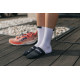 RUSH Med SOCKS WHITE - BLACK - Socquettes Cyclisme, Triathlon