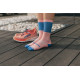 RUSH Med SOCKS SALMON - BLUE - Socquettes Cyclisme, Triathlon