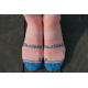 RUSH Med SOCKS SALMON - BLUE - Socquettes Cyclisme, Triathlon