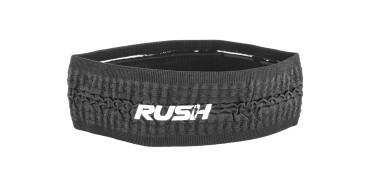 Headband Running RUSH - BLACK - Bandeau running léger, respirant, extensible et sans coutures