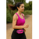 Ceinture RUSH Large Running Pocket - PINK - Ceinture extensible porte gels, nutrition, telephone ...