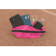 Ceinture RUSH Large Running Pocket - PINK - Ceinture extensible porte gels, nutrition, telephone ...