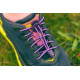 RUSH Lacets running FastLace striped Purple - White