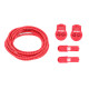 RUSH Lacets running FastLace striped Red - White