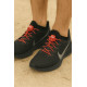 RUSH Lacets running FastLace striped Red - White