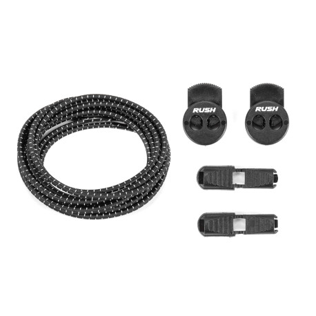 ULTEAM RACE Lacets running FastLace striped Black - White