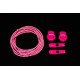 ULTEAM RACE Lacets running FastLace reflective Hot Pink