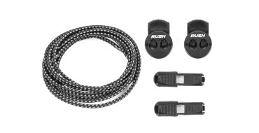 ULTEAM RACE Lacets running FastLace reflective Black