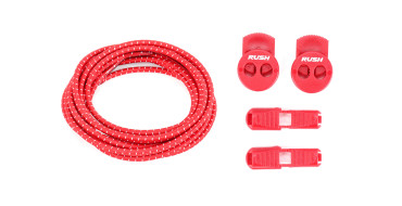 ULTEAM RACE Lacets running FastLace striped Red - White