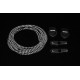 RUSH Lacets running FastLace reflective Black