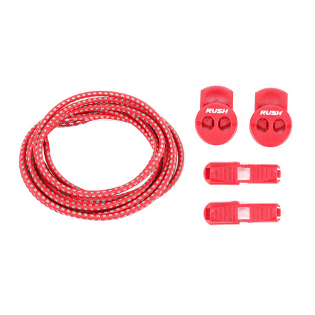 RUSH Lacets running FastLace reflective Red