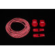 RUSH Lacets running FastLace reflective Red