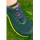 RUSH Lacets running FastLace striped Navy Blue - White