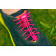 RUSH Lacets running FastLace Striped Hot Pink - White 
