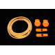 ULTEAM RACE Lacets running FastLace reflective Neon Orange