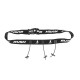 Ceinture porte dossard RUSH Basic Race belt Black avec 3 points 