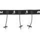 Ceinture porte dossard RUSH Basic Race belt Black avec 3 points 