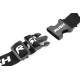 Ceinture porte dossard RUSH Basic Race belt Black avec 3 points 