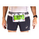 Ceinture porte dossard RUSH Basic Race belt Black avec 3 points 