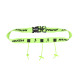 Ceinture porte dossard RUSH Basic Race belt Jaune avec 3 points