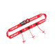 Ceinture porte dossard RUSH Basic Race belt Red avec 3 points